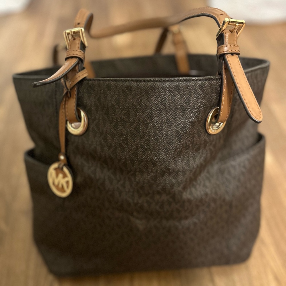 Michael Kors Monogram Brown Bag